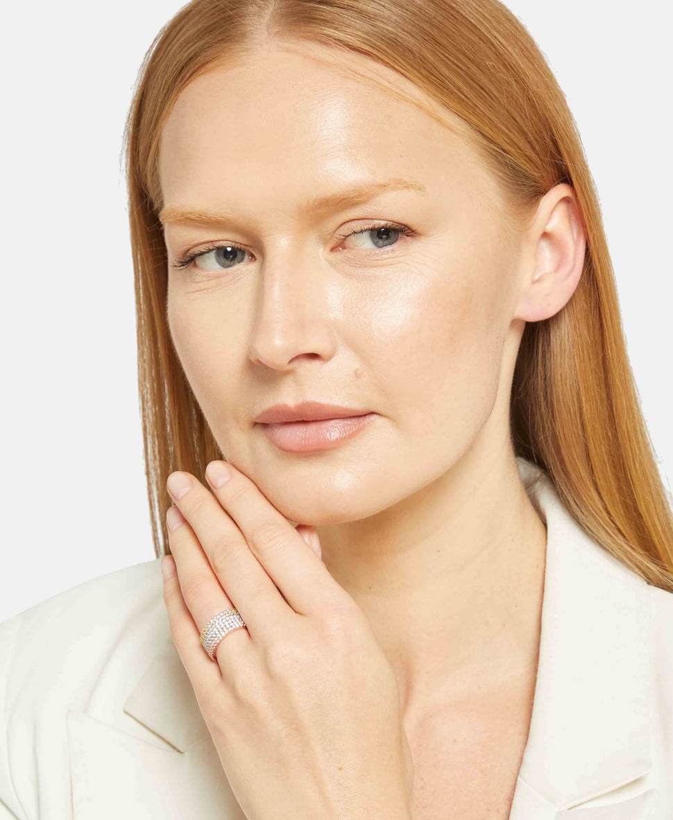 Lawrence Grey Jewelry prsteny, sada 3 kusů Růžově zlatá 3