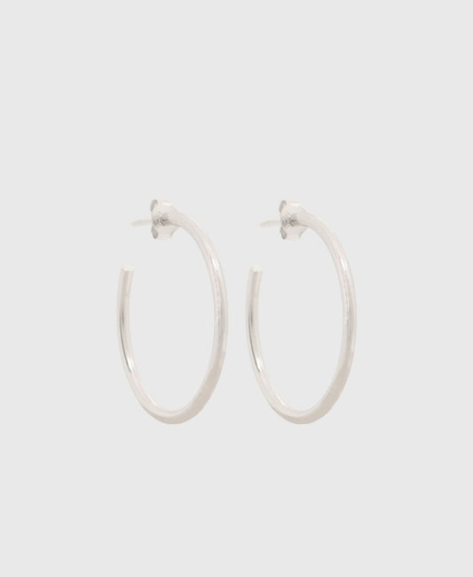 Lawrence Grey Jewelry Obručové náušnice Stříbrná 1