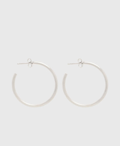 Lawrence Grey Jewelry Obručové náušnice Stříbrná 2