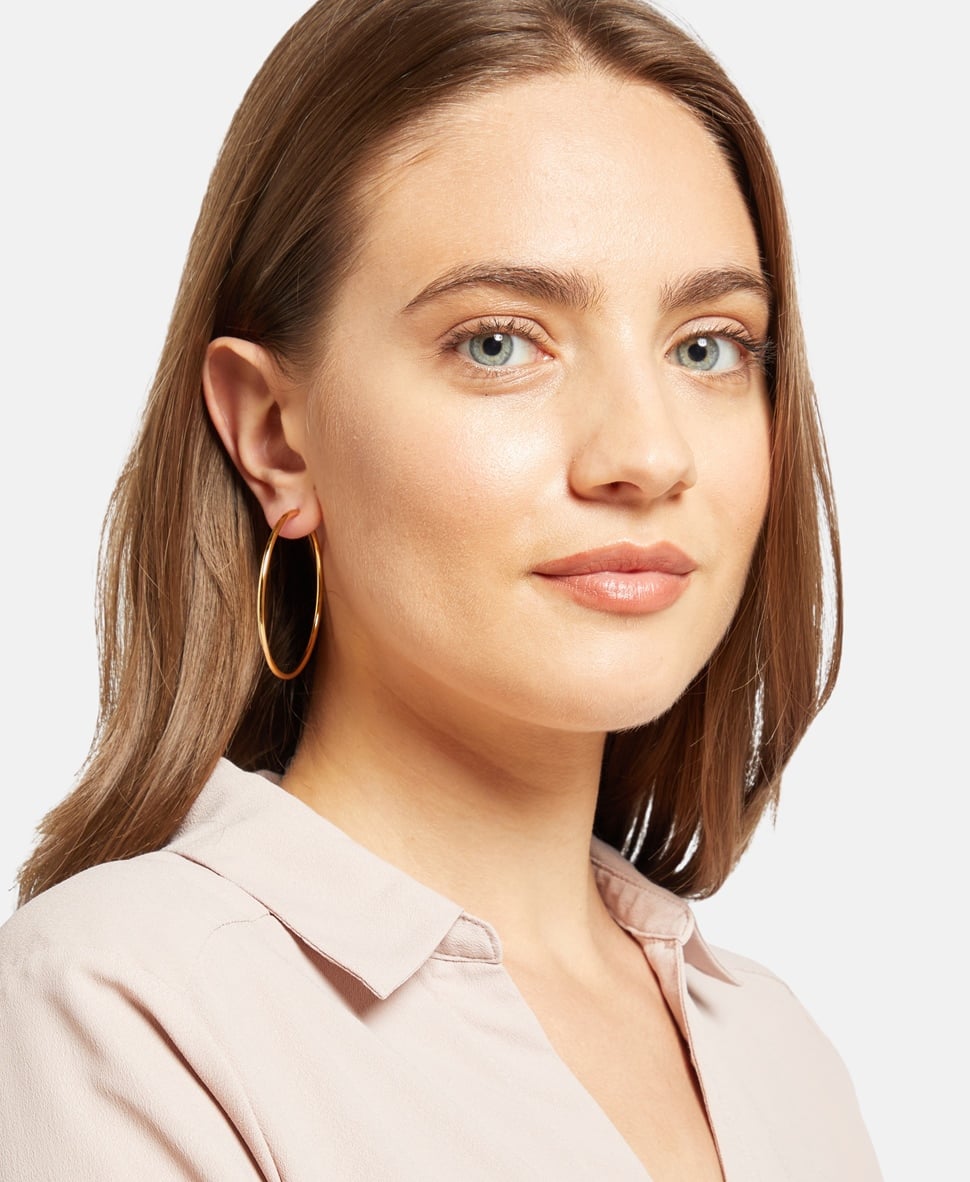 Lawrence Grey Jewelry Obručové náušnice Zlatá 3