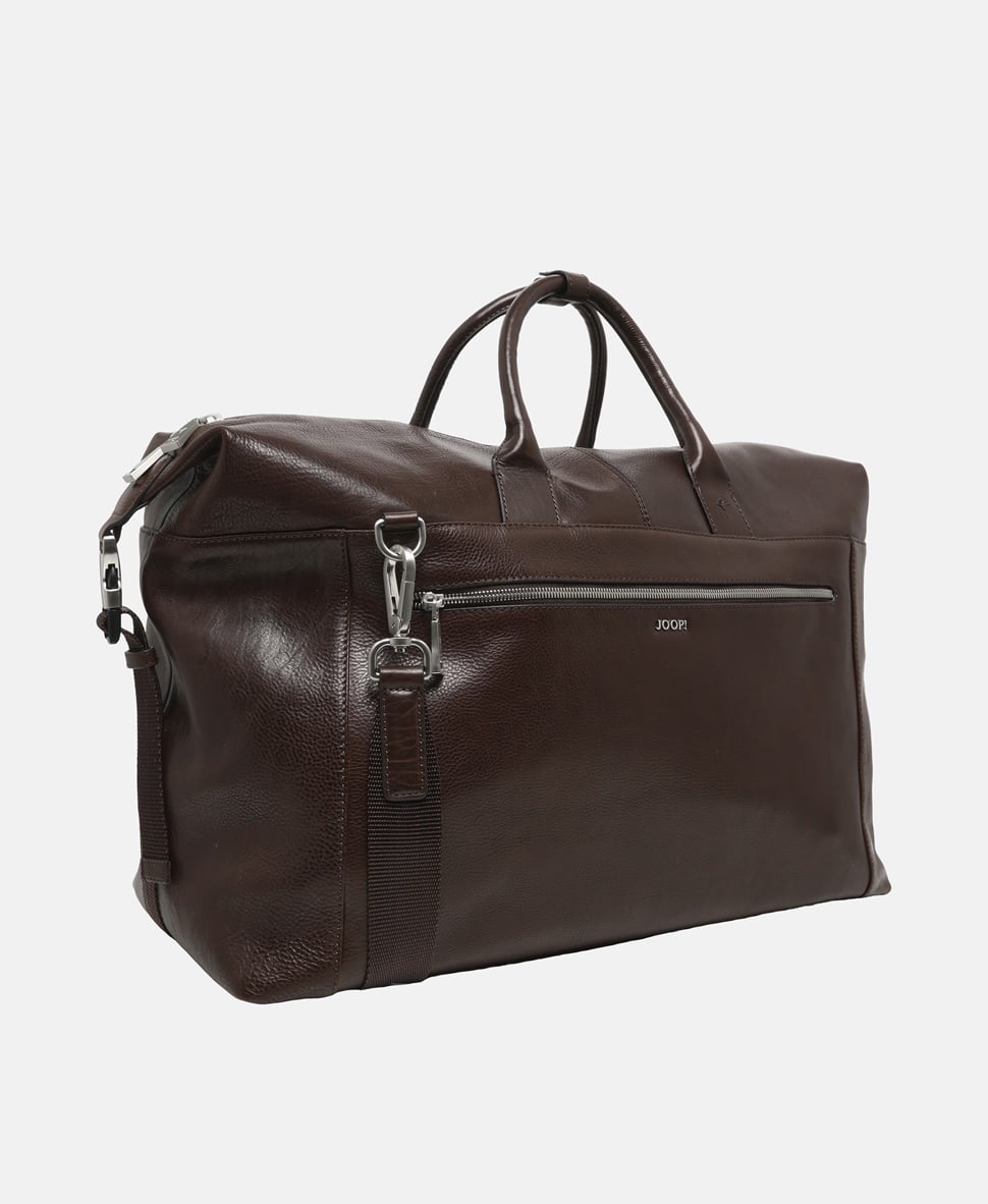 Joop! kožená taška weekender Tmavě hnědá 1