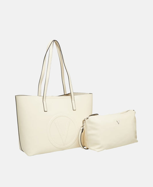 VALENTINO kabelka shopper Ecru 1