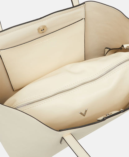 VALENTINO kabelka shopper Ecru 3