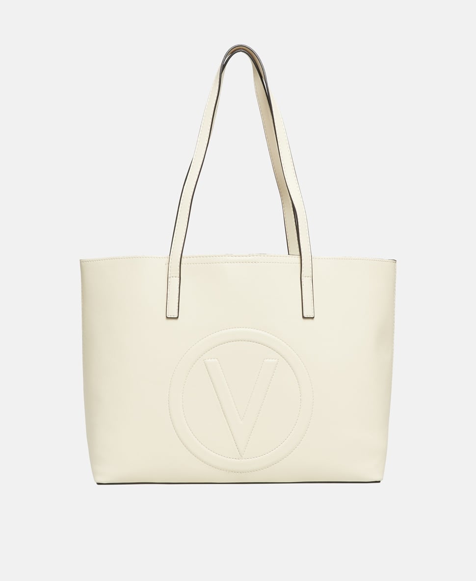 VALENTINO kabelka shopper Ecru 4
