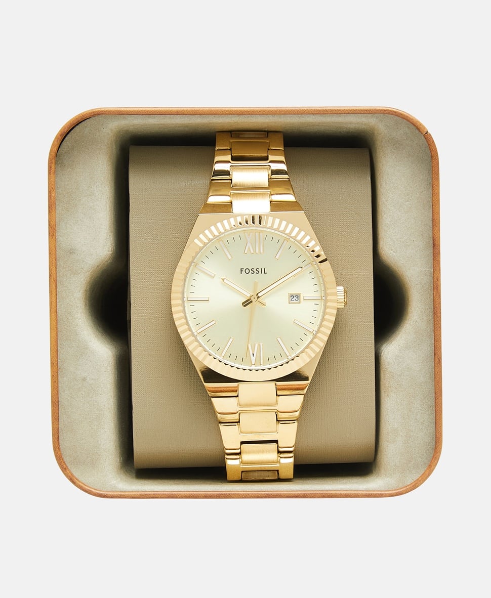 Fossil hodinky Zlatá 4