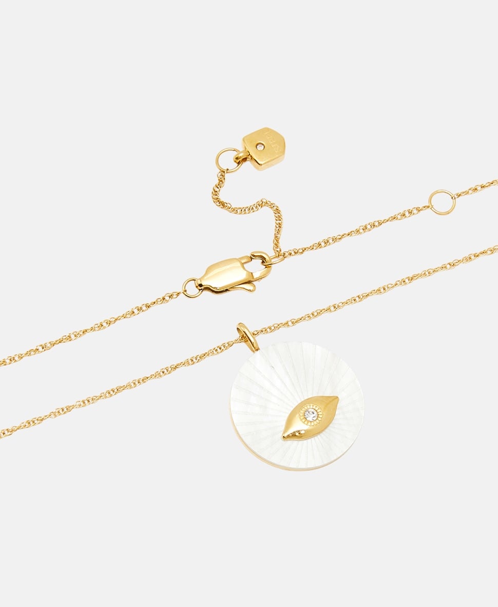 Fossil řetízek s přívěskem Zlatá 2