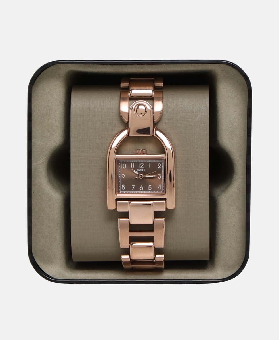 Fossil hodinky Růžově zlatá 4