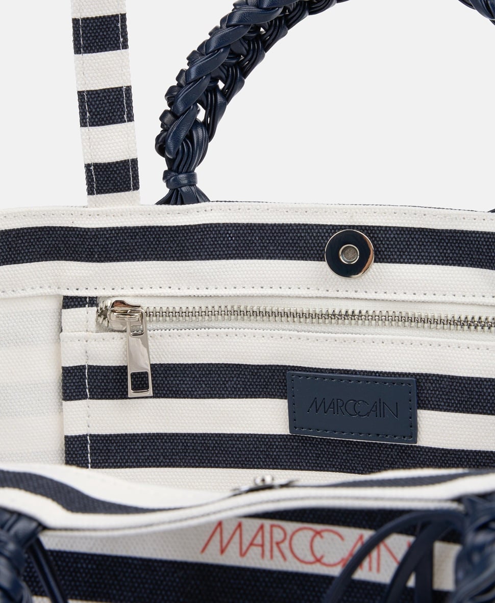 Marc Cain kabelka shopper Tmavě modrá 3