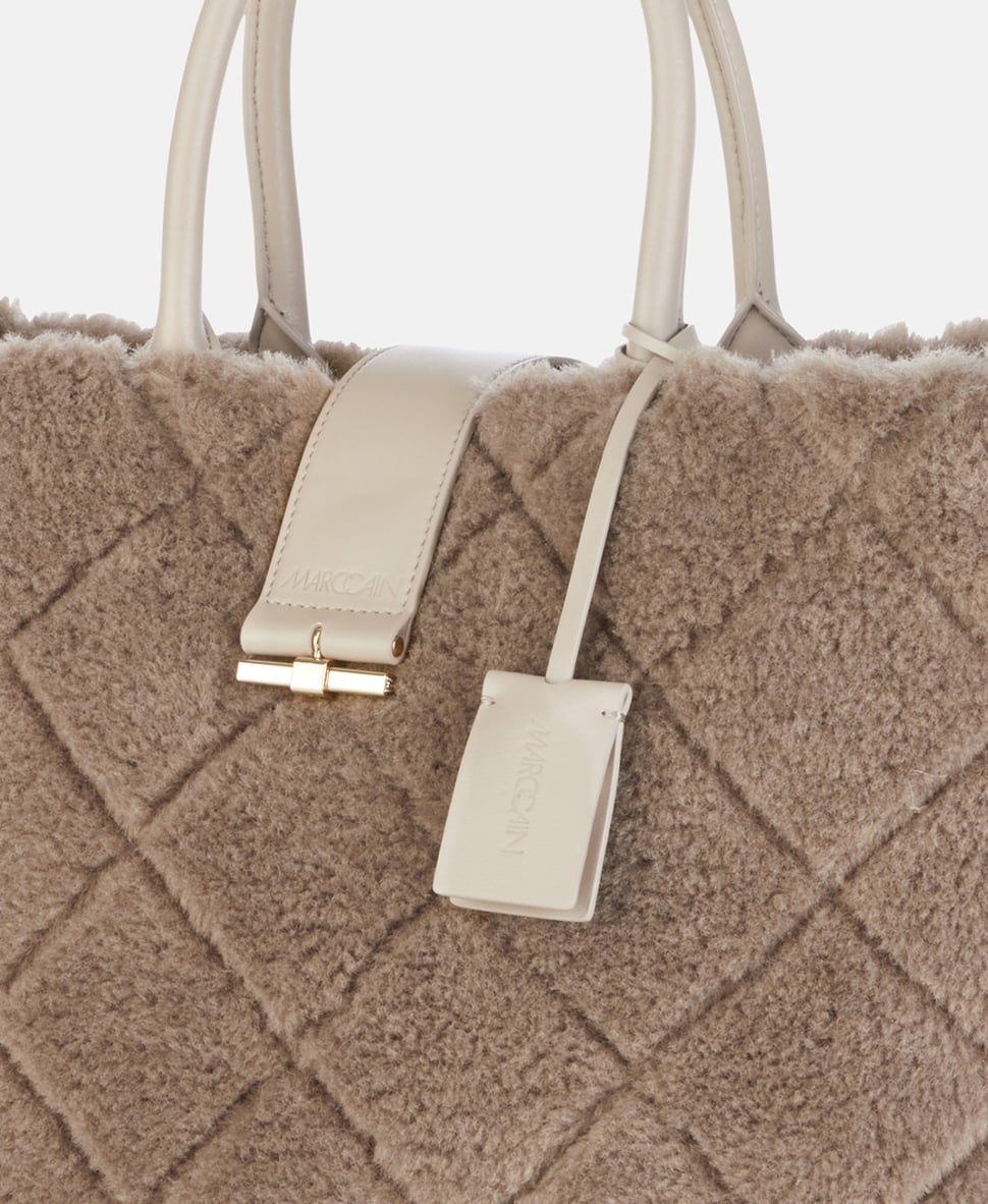 Marc Cain kabelka shopper Přírodní 4