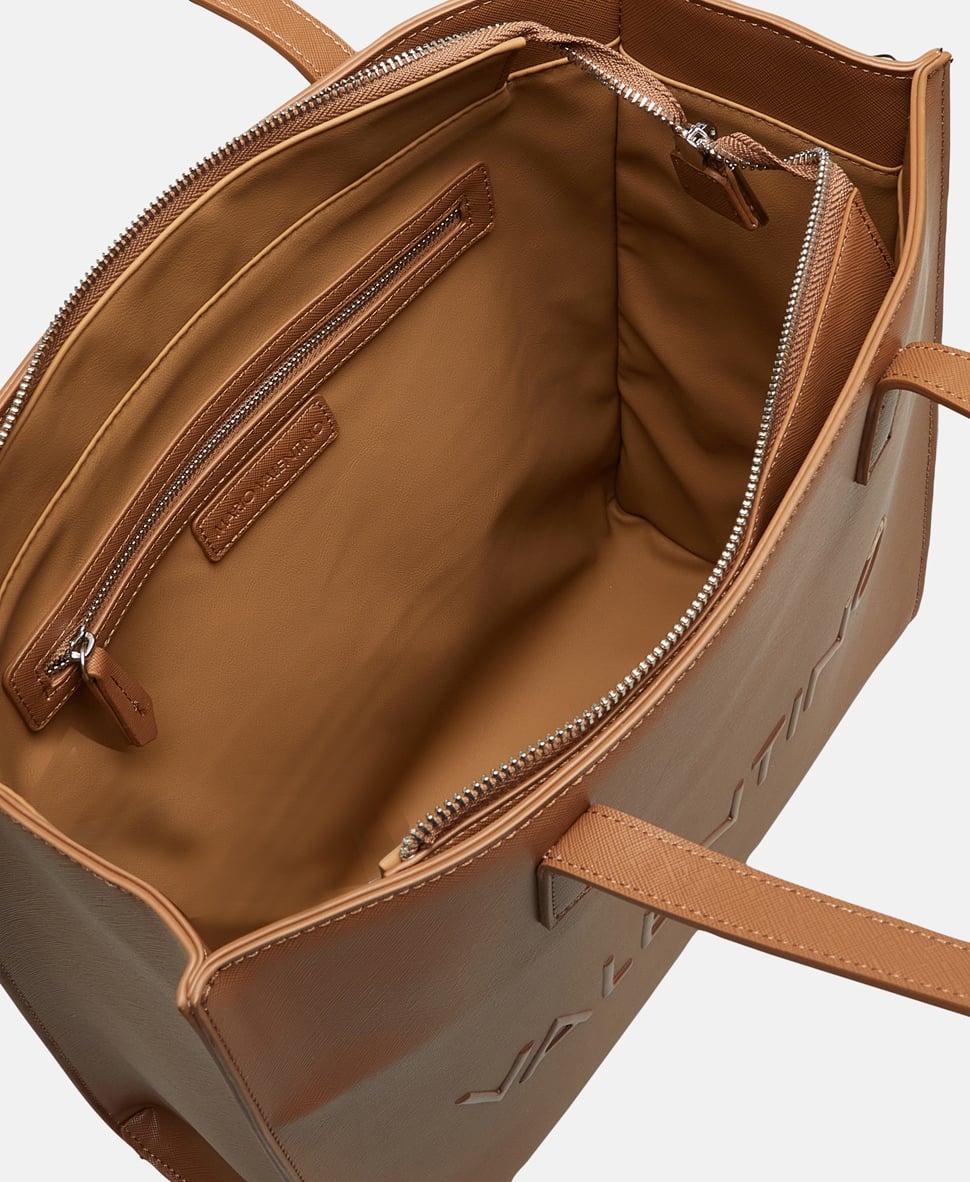 VALENTINO kabelka shopper Hnědá 3