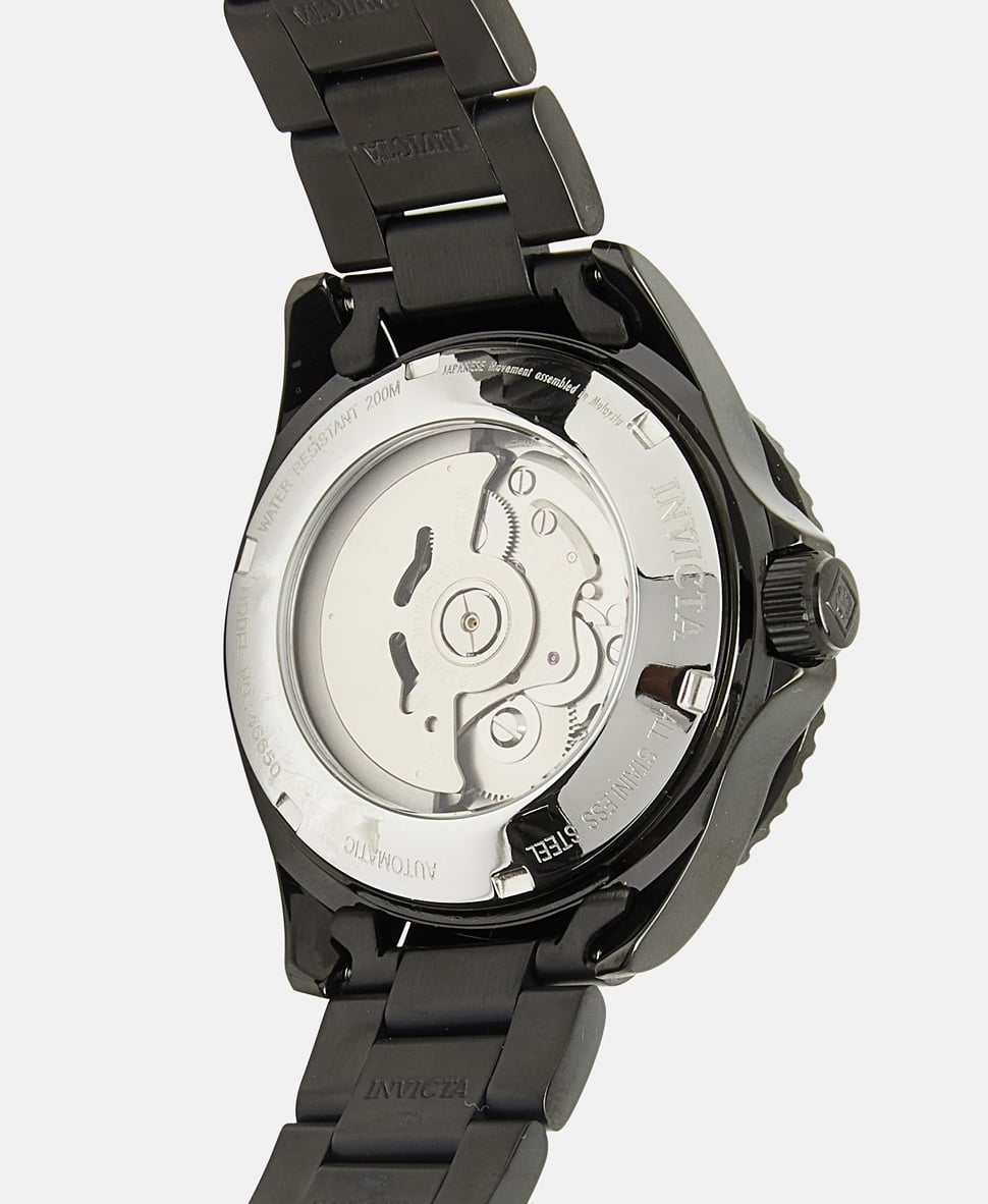 Invicta automatické hodinky Černá 4