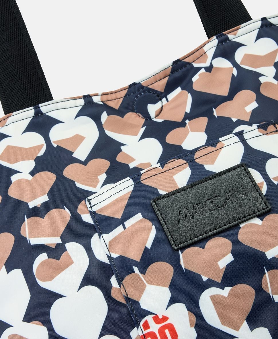 Marc Cain kabelka shopper Tmavě modrá 2