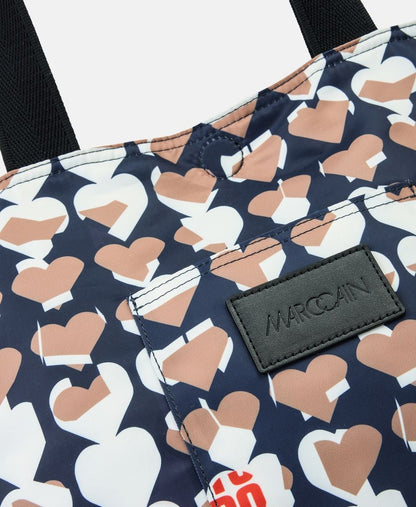 Marc Cain kabelka shopper Tmavě modrá 2